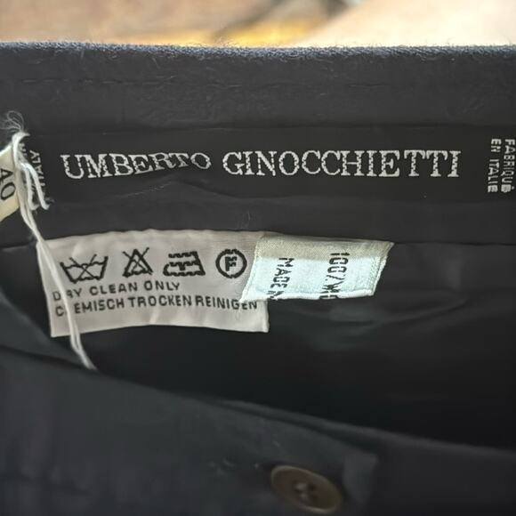 Vintage NWT Umberto Ginocchietti Women's Charcoal Gray Maxi Straight Skirt - Picture 8 of 8